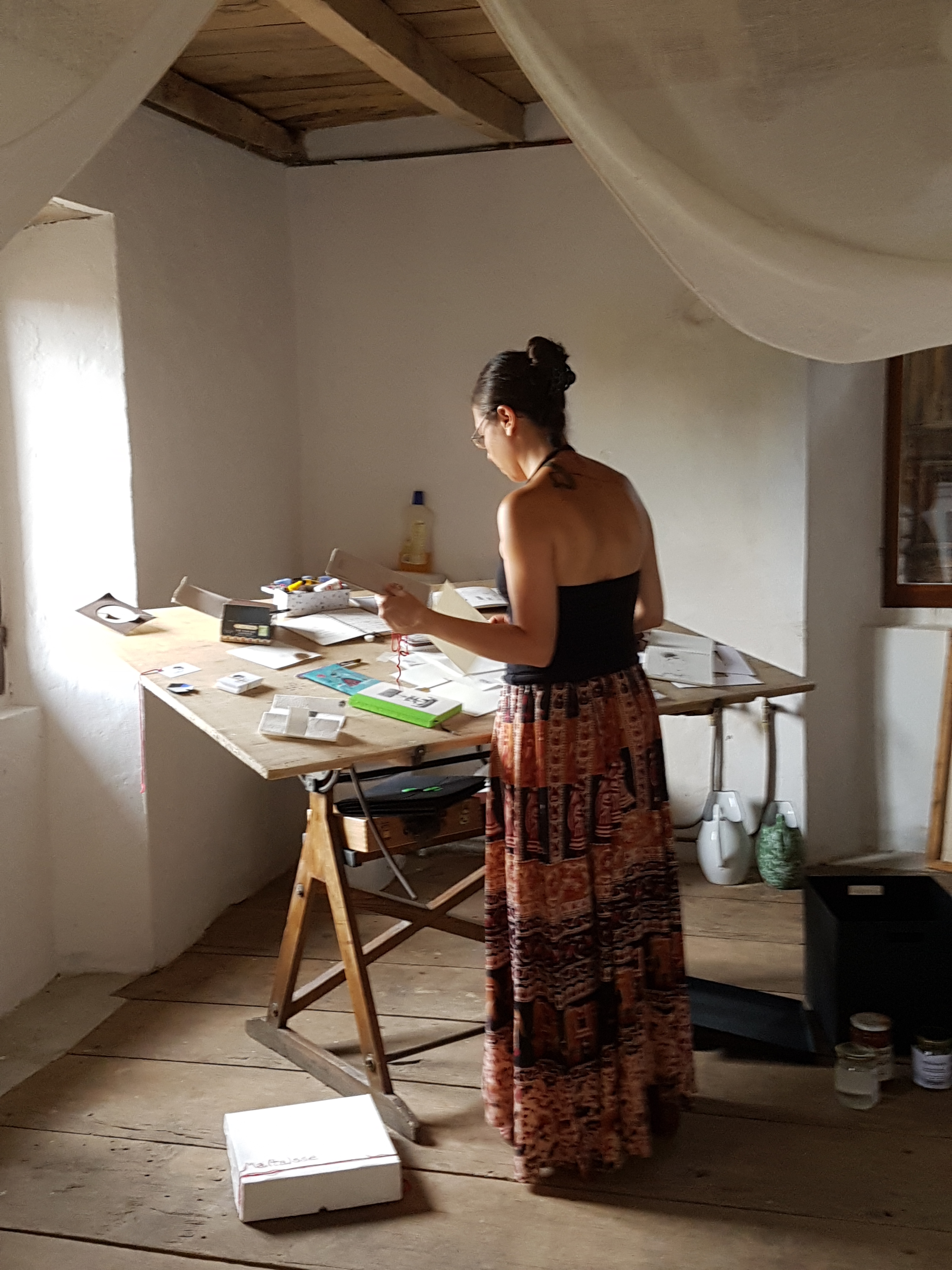 Venti Contemporanei - Angela Viola nel suo studio